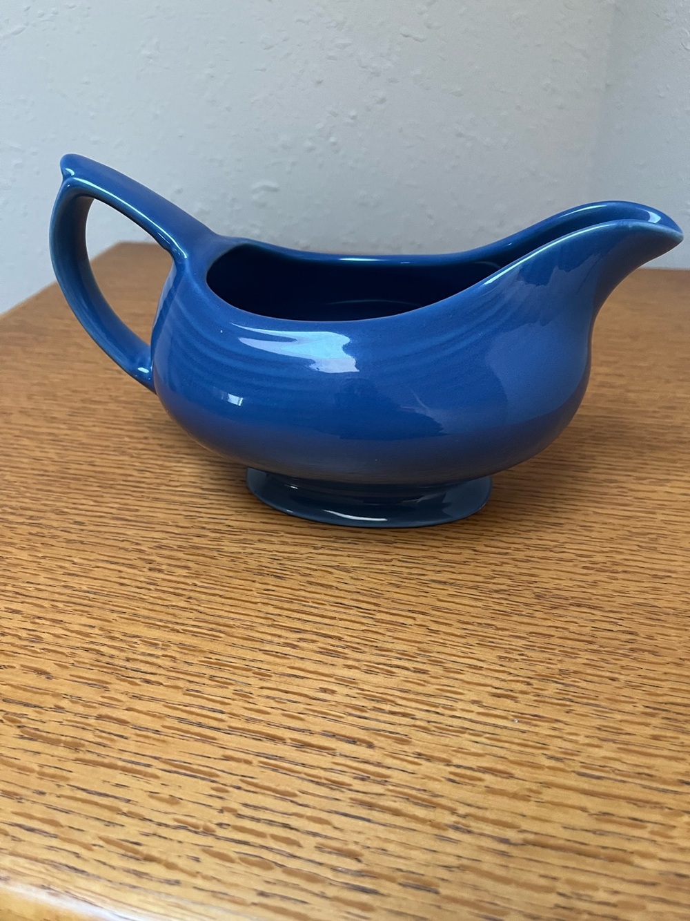 Fiesta Fiestaware Lapis Blue grave sauce boat